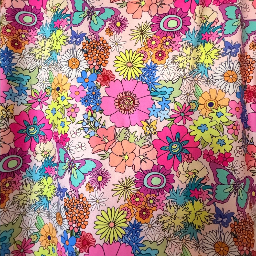 SSYS Pink Floral Two-Piece Shirt and Skort Set - Picture 2 of 11